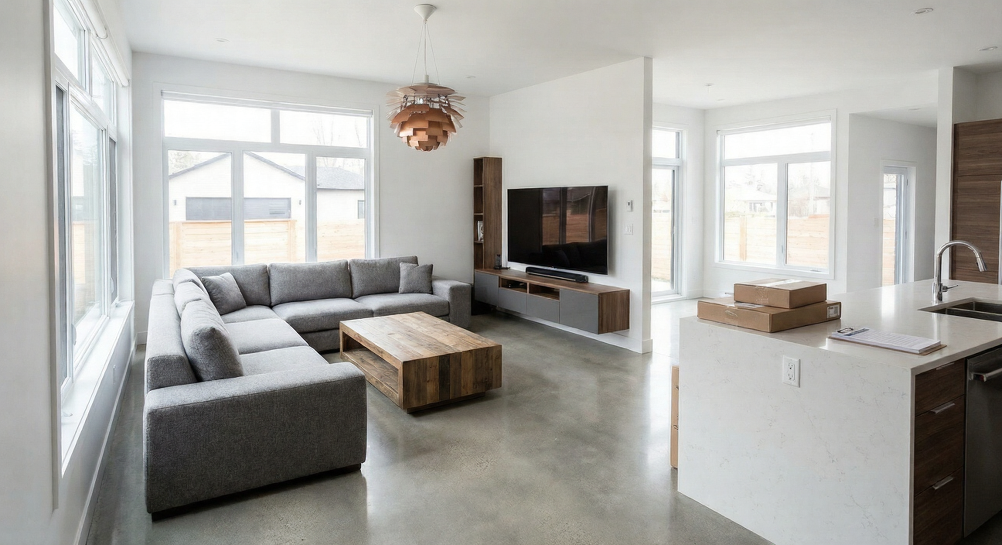 reforma salón cocina