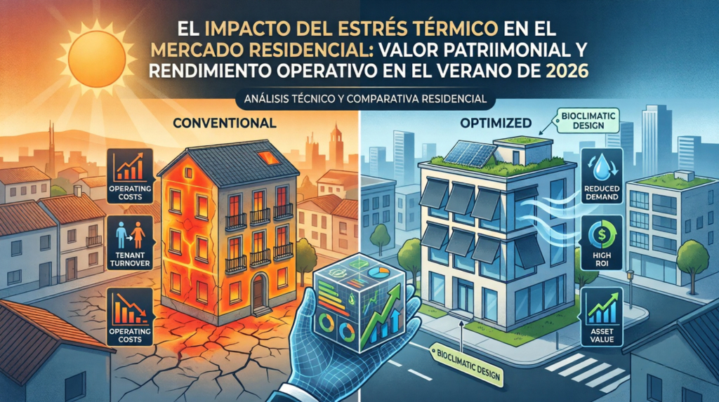 El impacto del estrés térmico en el mercado residencial
