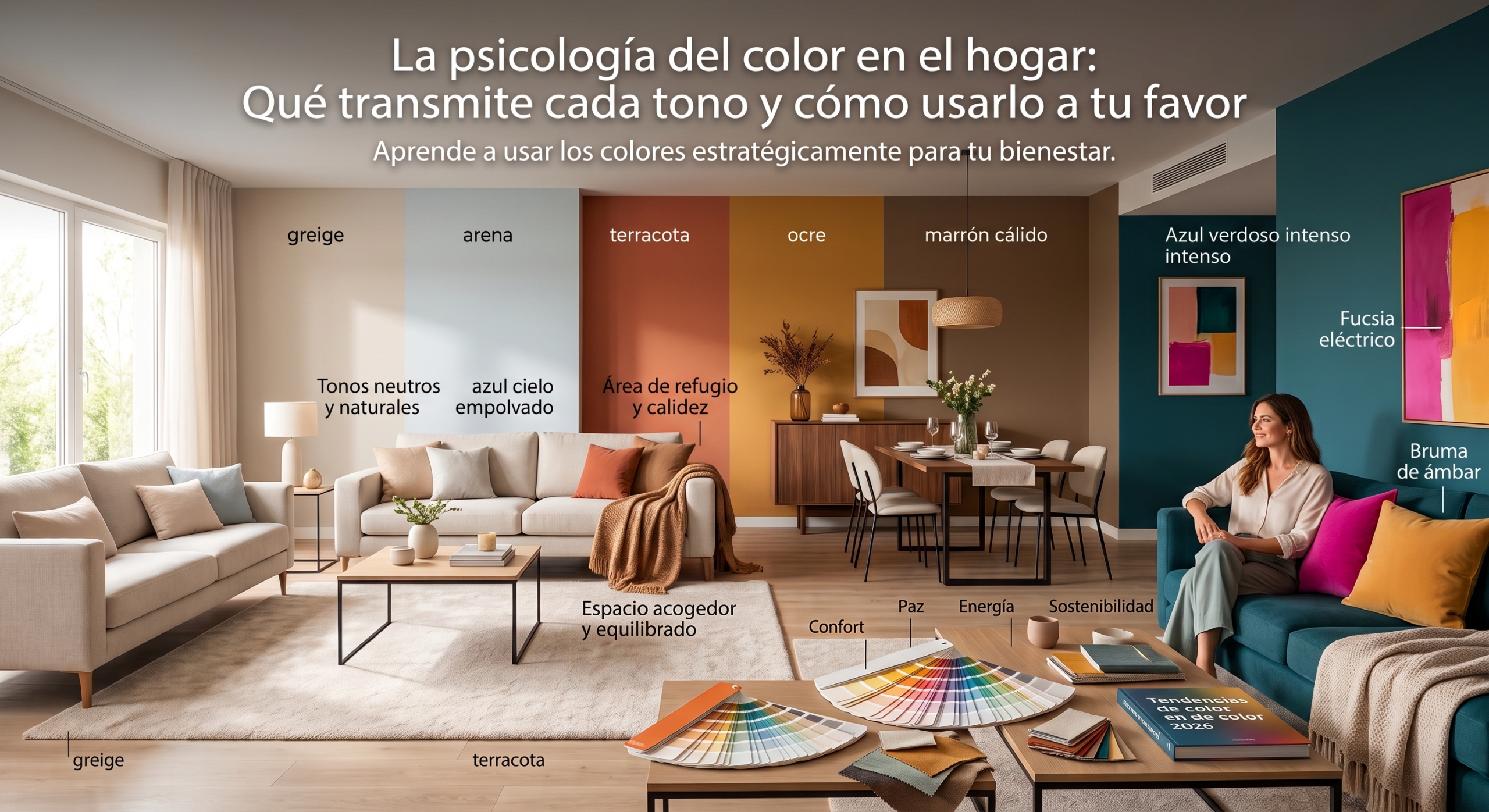 La psicología del color en el hogar