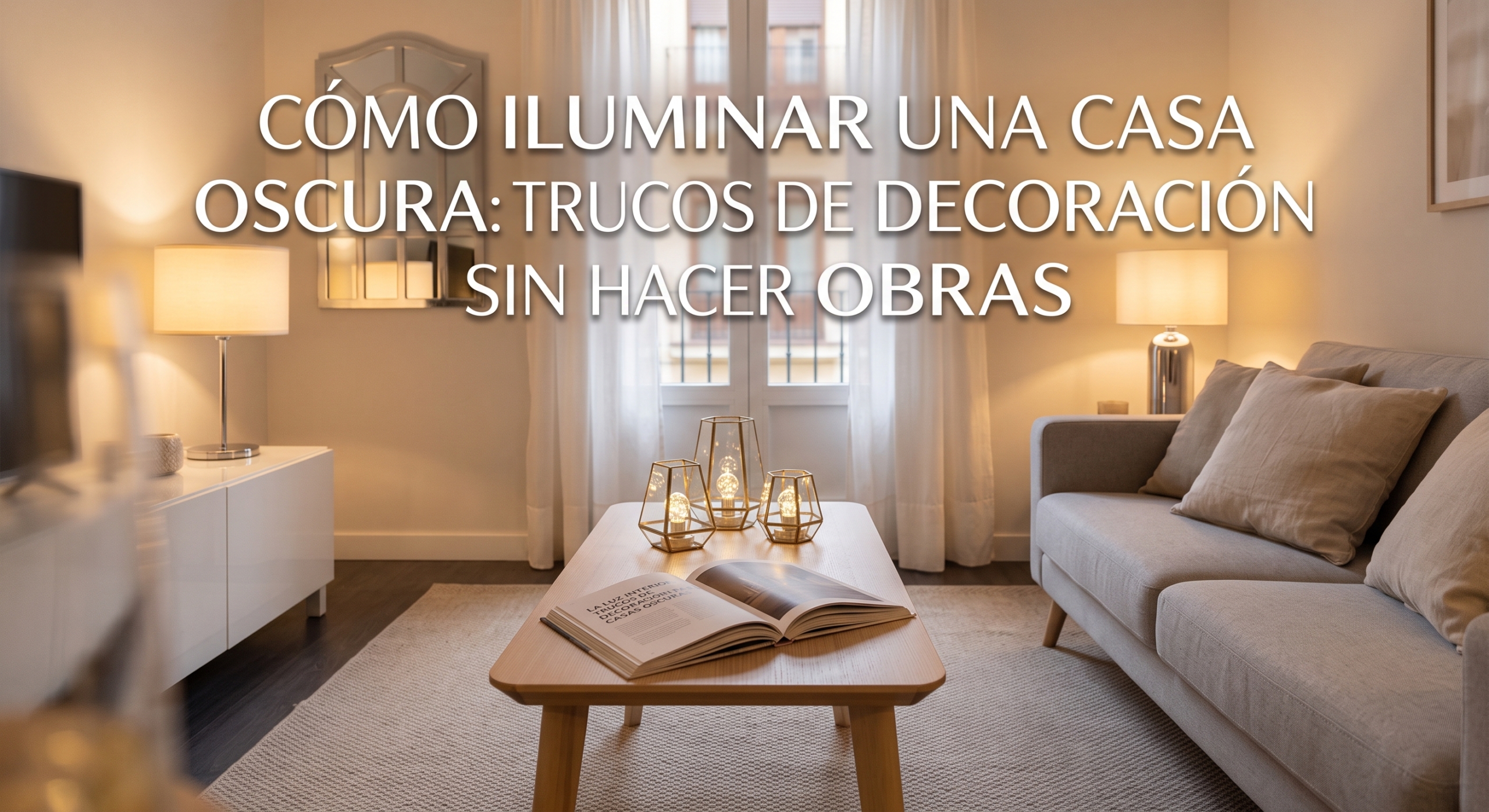 Cómo iluminar una casa oscura