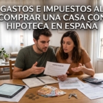 Gastos e impuestos al comprar una casa con hipoteca en España